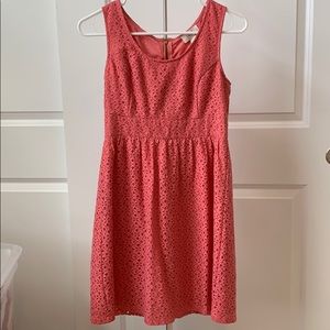 Ann Taylor LOFT 0P dress - coral color